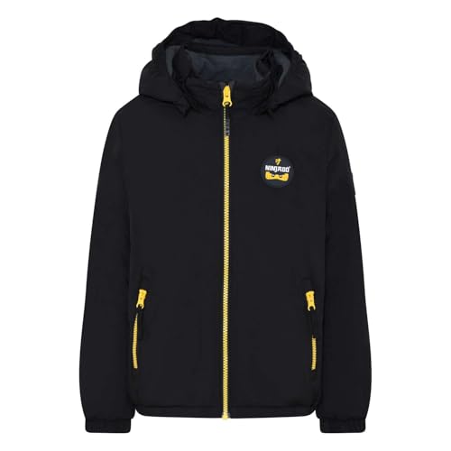 LEGO Wear Unisex Kinder Wear Ninjago Winterjacke 3.000 Wassersäule Atmungsaktiv Lwjebel 601 Jacke, 995, 128 EU von LEGO