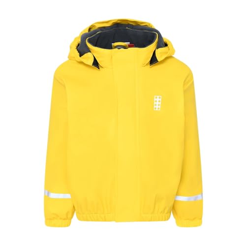 LEGO Wear Unisex Kinder Wear Unisex Gefüttert 5.000 Wassersäule Lwjunin 707 Regenjacke, 207, 104 EU von LEGO