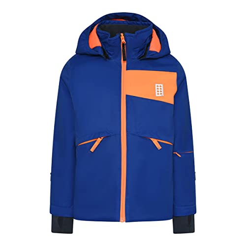 LEGO Wear Unisex Wear Jungen Skijacke Winterjacke 5.000 Wassersäule Atmungsaktiv Lwjested 717 Regenjacke, 570, 220 EU von LEGO