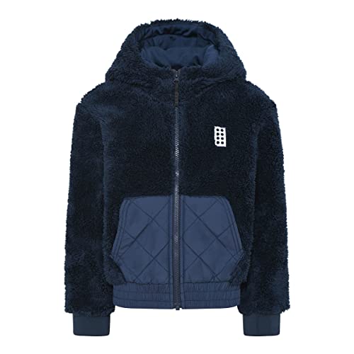 LEGO Wear Unisex Wear Jungen Unisex Teddy Sweatjacke Lw Saipal 603 Strickjacke, 590, 122 EU von LEGO