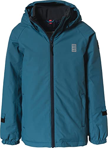 LEGO Wear Unisex Wear Jungen Unisex Winterjacke Skijacke 12.000 Wassersäule Atmungsaktiv Lwjalapo 703 Regenjacke, 523, 80 EU von LEGO
