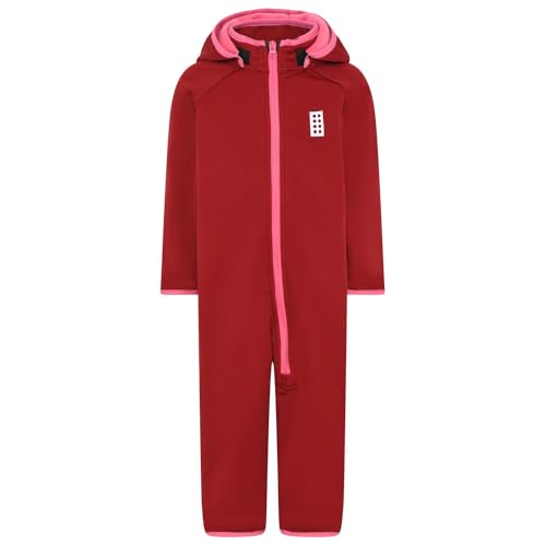 Lego Wear Unisex Lego Wear Mädchen Unisex Softshellanzug Overall 8.000 Wassersäule Atmungsaktiv Lwserles 763 Schneeanzug, 368, 80 EU von LEGO