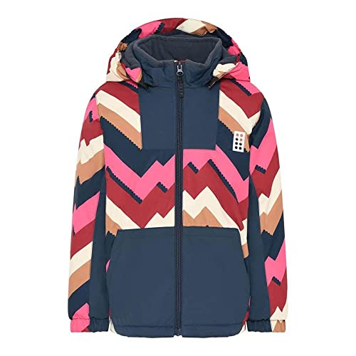 Lego Wear Unisex Lego Wear Mädchen Winterjacke Übergangsjacke 3.000 Wassersäule Lwjalapo 713 bergangsjacke, 368, 122 EU von LEGO