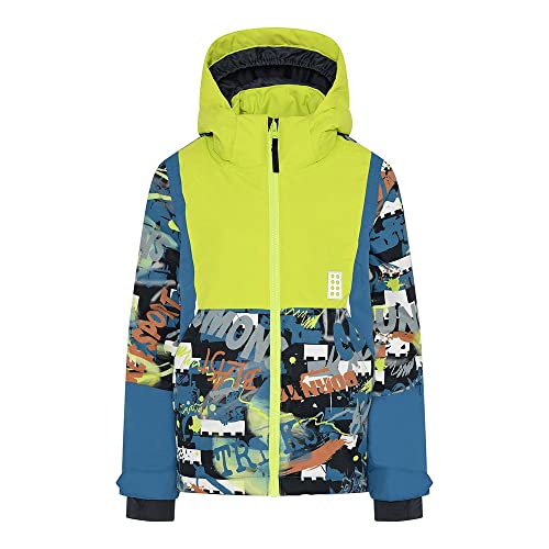 LEGO Wear Unisex Wear Unisex Skijacke Snowboardjacke Cool 12.000 Wassersäule Atmungsaktiv Lwjested 701 Regenjacke, 523, 116 EU von LEGO