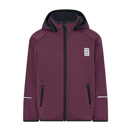 Kabooki Jungen LWSKY 764-SOFTSHELL Jacket Softshell, Bordeaux, 122 von Kabooki