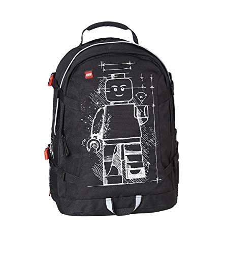 Lego Playroom Tech Teen Schulrucksack, 40 cm, 25 liters, Schwarz (Negro) von LEGO