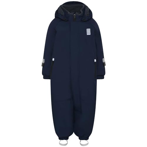 LEGO Wear Unisex Baby LEGO duplo Tec Play LWJULIAN 711 - Skianzug/Schneeanzug Schneeanzug,,per pack Blau (Dark Navy 590),86 (Herstellergröße:86) von LEGO