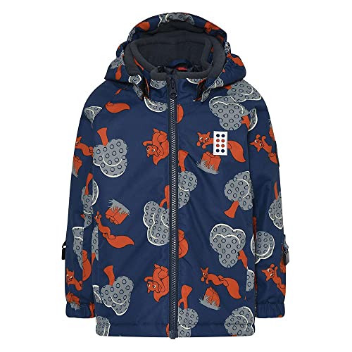 Lego Wear Unisex Lego Wear Jungen Winterjacke Schneejacke 12.000 Wassersäule Atmungsaktiv Lwjirisan 700 Regenjacke, 590, 104 EU von LEGO