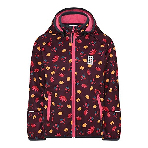 Lego Wear Unisex Lego Wear Mädchen Softshell 8.000 Wassersäule, Atmungsaktiv Lwsky 765 Shell Jacke, 378, 122 EU von LEGO