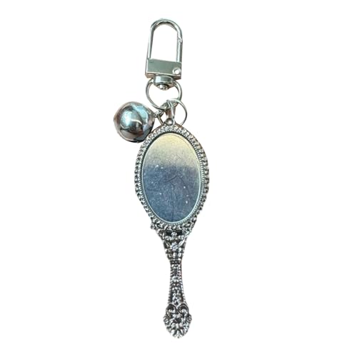 LEIDJGUN Mode Spiegelung Charmeanhänger Mit Bowknot Accent Sturdy Metal Keyring Accessoire Für Den Täglichen Gebrauch Und Dekoration von LEIDJGUN