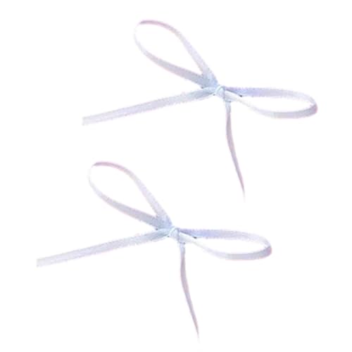 LEIDJGUN Stoffband Schmetterling Haarspangen 2er Set für verschiedene Frisuren und Anlässe elegant weich von LEIDJGUN
