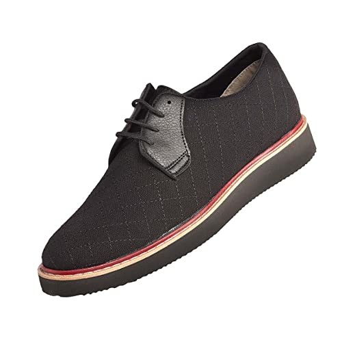 Leif Nelson Herren Schuhe für Freizeit Business mit Schnürsenkel Casual Männer Freizeitschuhe für Sommer Winter Elegante Brogue Herrenschuhe Sneaker Oxford Halbschuhe LN206, Schwarz, 45 EU von Leif Nelson