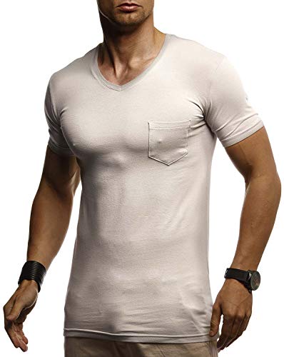 Leif Nelson T Shirt Herren für Sports & Outdoor | Sportshirt Herren Kurzarm & Slim Fit Tshirt Herren | Teil der Herren Sportbekleidung | Manner T-Shirt | Activewear & Gym Shirt für Herren | LN-8315 von Leif Nelson