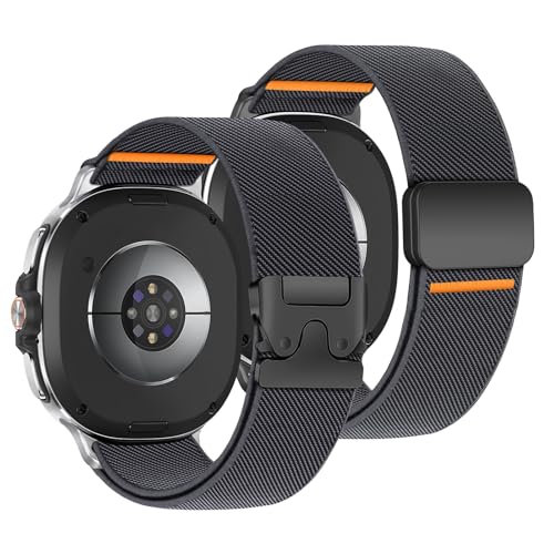 Correa Reloj elastische Nylon-Sportschlaufe für Samsung Galaxy Watch 8, 40 mm, 44 mm/8, Classic, 46 mm, für Herren und Damen, dehnbares Fallschirm-Stil + magnetische Schnalle, 2 Stück Correa Reloj elastische Nylon-Sportschlaufe für Samsung Galaxy Watch 8, 40 mm, 44 mm/8, Classic, 46 mm, für Herren und Damen, dehnbares Fallschirm-Stil + magnetische Schnalle, 2 Stück von LEIXIUER