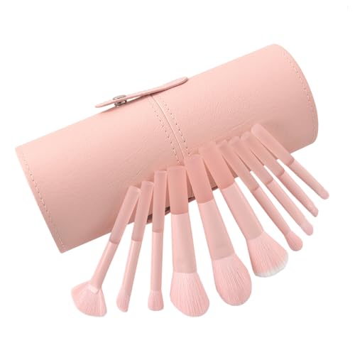10x Make Up Pinsel Set Puderpinsel Kosmetikpinsel Set Lidschattenpinsel Reisepinsel Set Für Lidschatten Wimpern von LEJIAJU