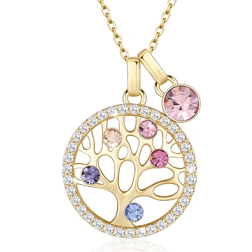 LEKANI Lebensbaum Kette Damen 925 Sterling Silber Halskette Damen Schmuck Geschenk für Frauen Sie Frau Freundin Mama Oma Geburtstags Geschenke Valentinstag Muttertags Weihnachten LEKANI Lebensbaum Kette Damen 925 Sterling Silber Halskette Damen Schmuck Geschenk für Frauen Sie Frau Freundin Mama Oma Geburtstags Geschenke Valentinstag Muttertags Weihnachten von LEKANI