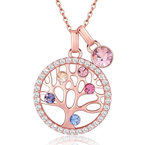 LEKANI Lebensbaum Kette Damen 925 Sterling Silber Halskette Damen Schmuck Geschenk für Frauen Sie Frau Freundin Mama Oma Geburtstags Geschenke Valentinstag Muttertags Weihnachten LEKANI Lebensbaum Kette Damen 925 Sterling Silber Halskette Damen Schmuck Geschenk für Frauen Sie Frau Freundin Mama Oma Geburtstags Geschenke Valentinstag Muttertags Weihnachten von LEKANI