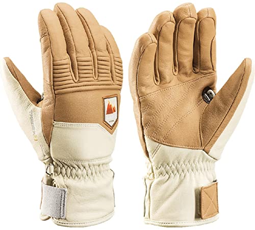 LEKI Rubic 3D Beige, Primaloft Fingerhandschuh, Größe 10 - Farbe Natur - Off White von LEKI