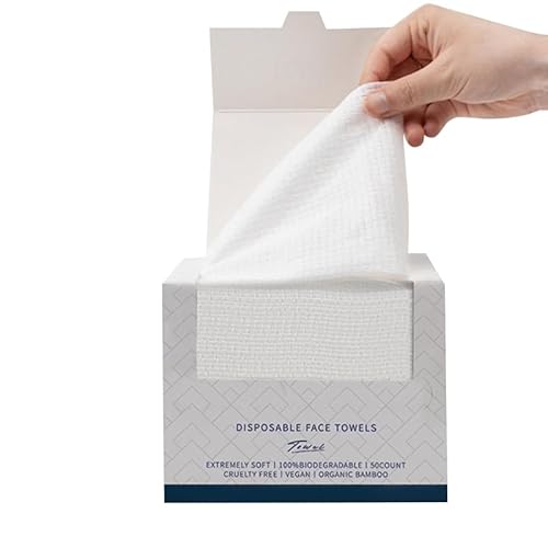 LEKOCH Biobasiertes Gesichtsreinigungstücher 50 Stück Einweg Weiches Face Towels Large Trockentücher für Hautpflege, Make up Entferner LEKOCH Biobasiertes Gesichtsreinigungstücher 50 Stück Einweg Weiches Face Towels Large Trockentücher für Hautpflege, Make up Entferner von LEKOCH