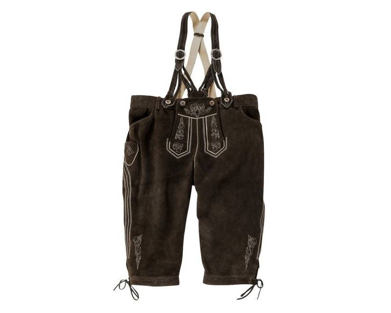 LEKRA Trachtenlederhose XXL Lekra dunkelbraune Trachten-Kniebund-Lederhose LEKRA Trachtenlederhose XXL Lekra dunkelbraune Trachten-Kniebund-Lederhose von LEKRA