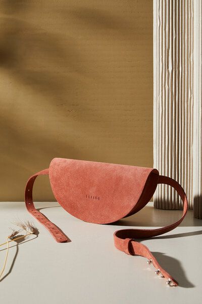 LELLOR Halfmoon Bag - Rust ZIP von LELLOR
