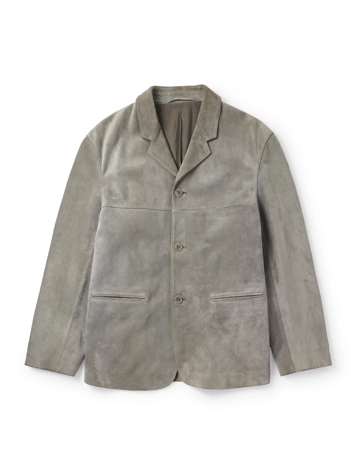 LEMAIRE - Brushed-Suede Jacket - Men - Gray - L von LEMAIRE