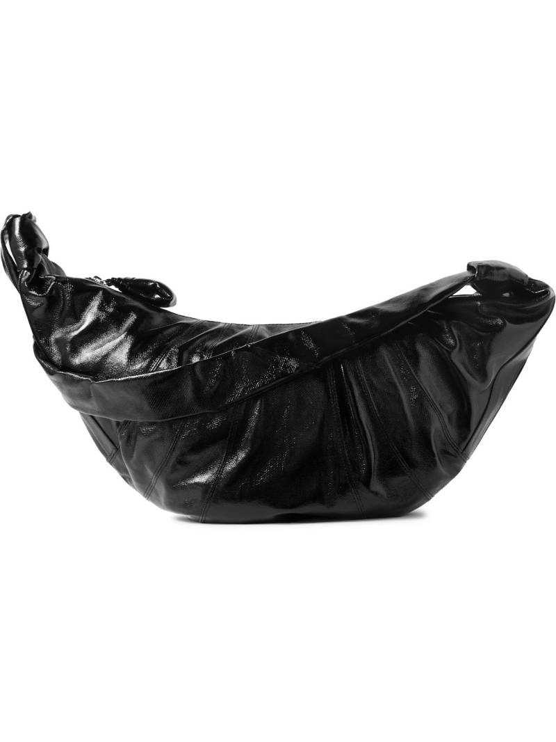 LEMAIRE - Croissant Large Coated-Cotton Messenger Bag - Men - Black von LEMAIRE