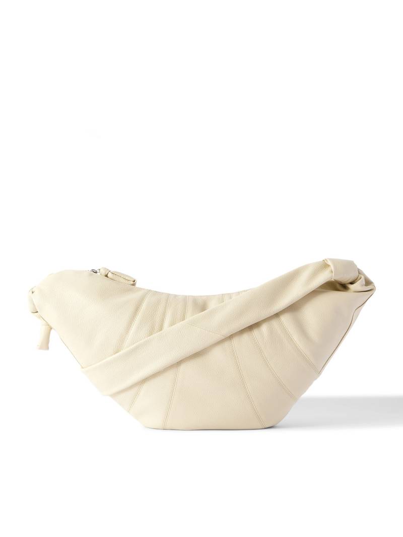 LEMAIRE - Croissant Large Panelled Full-Grain Leather Messenger Bag - Men - Brown von LEMAIRE