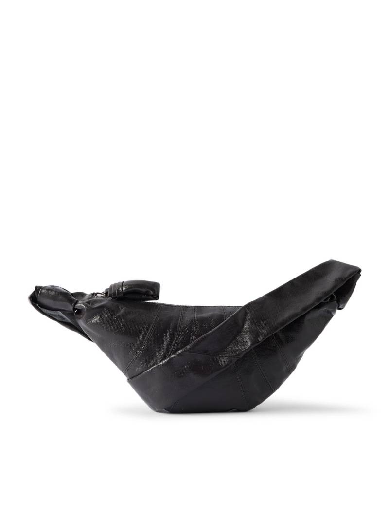 LEMAIRE - Croissant Small Coated-Cotton Messenger Bag - Men - Brown von LEMAIRE