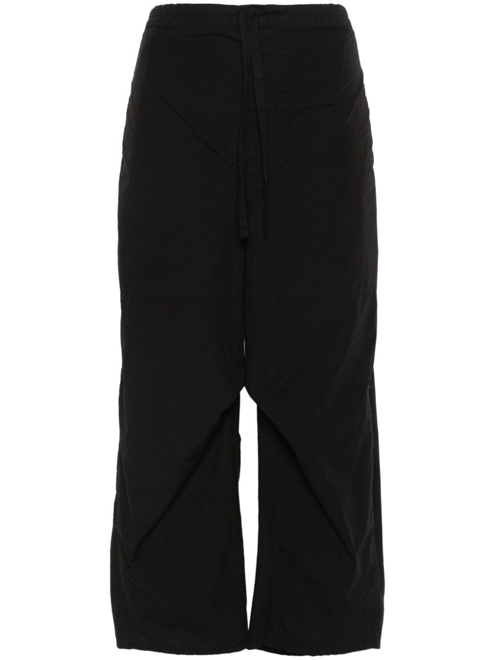 LEMAIRE Cropped-Hose mit Tapered-Bein - Schwarz von LEMAIRE