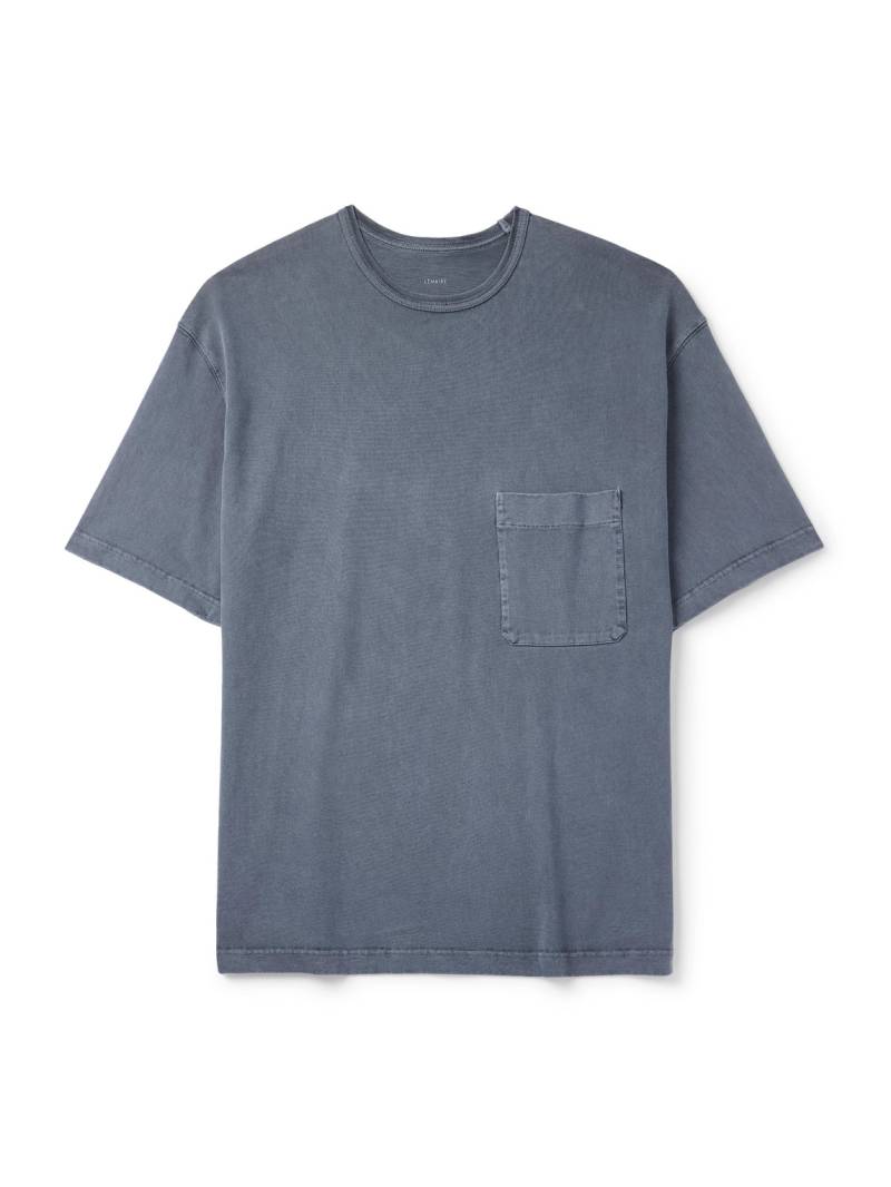 LEMAIRE - Garment-Dyed Cotton-Jersey T-Shirt - Men - Blue - M von LEMAIRE