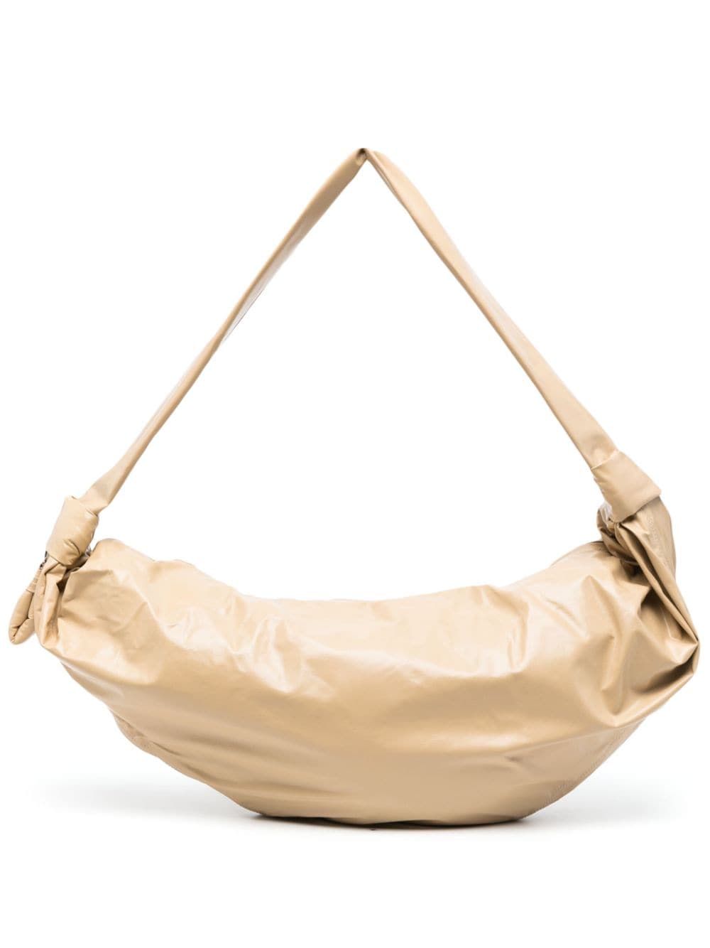 LEMAIRE Große Soft Croissant Schultertasche - Nude von LEMAIRE