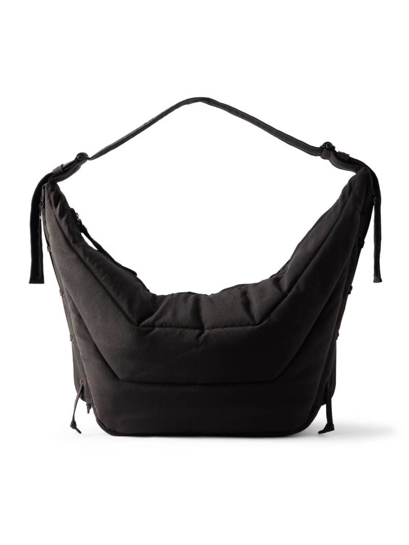 LEMAIRE - Soft Game Large Quilted Nylon-Canvas Messenger Bag - Men - Brown von LEMAIRE