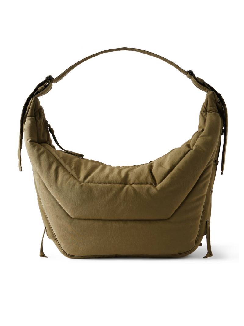 LEMAIRE - Soft Game Large Quilted Nylon-Canvas Messenger Bag - Men - Green von LEMAIRE