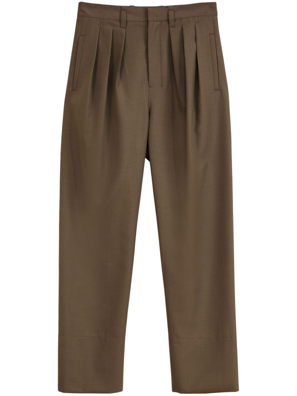 LEMAIRE Taillenhose mit geradem Bein - Braun von LEMAIRE