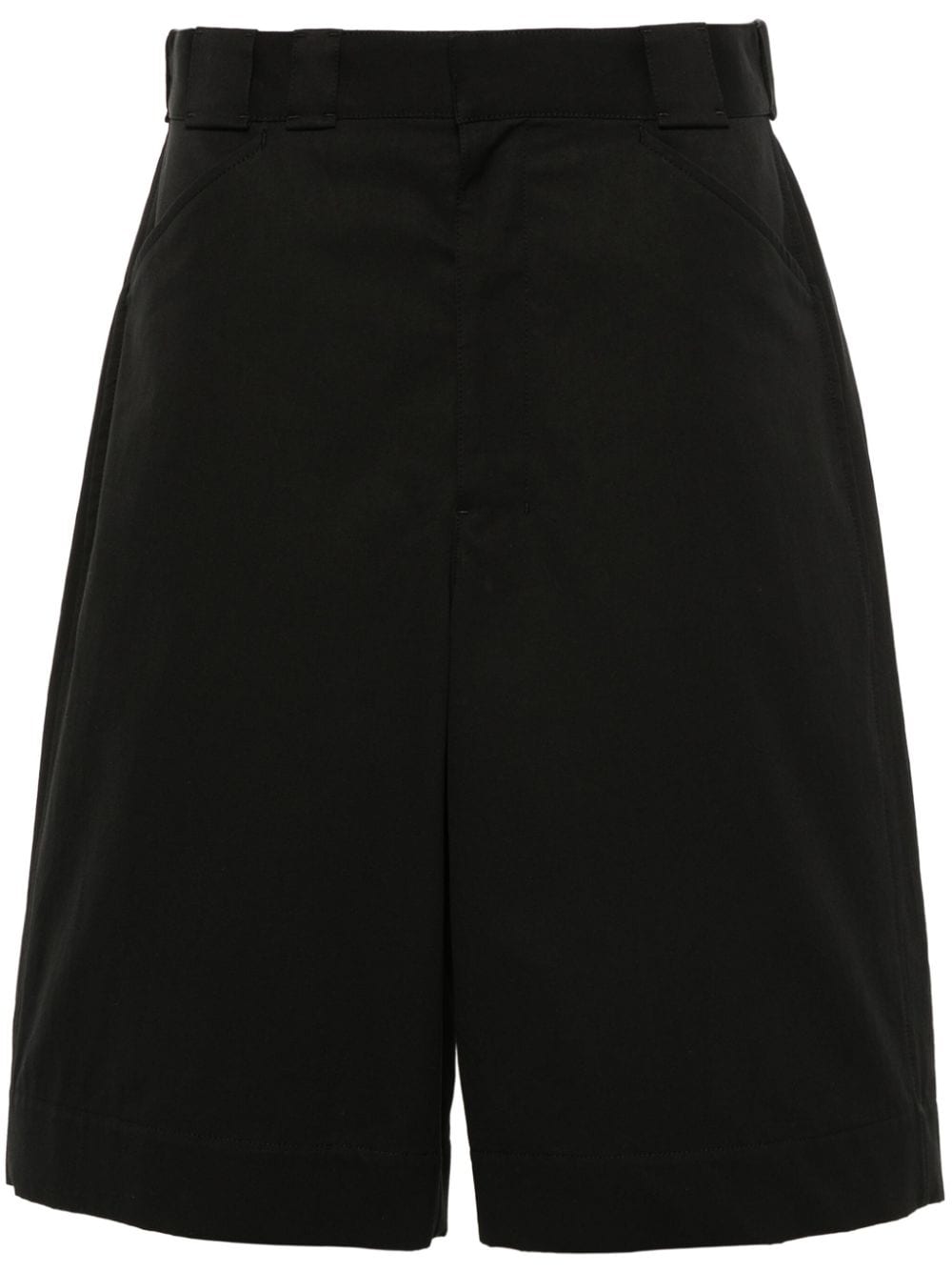 LEMAIRE Knielange Shorts - Schwarz von LEMAIRE