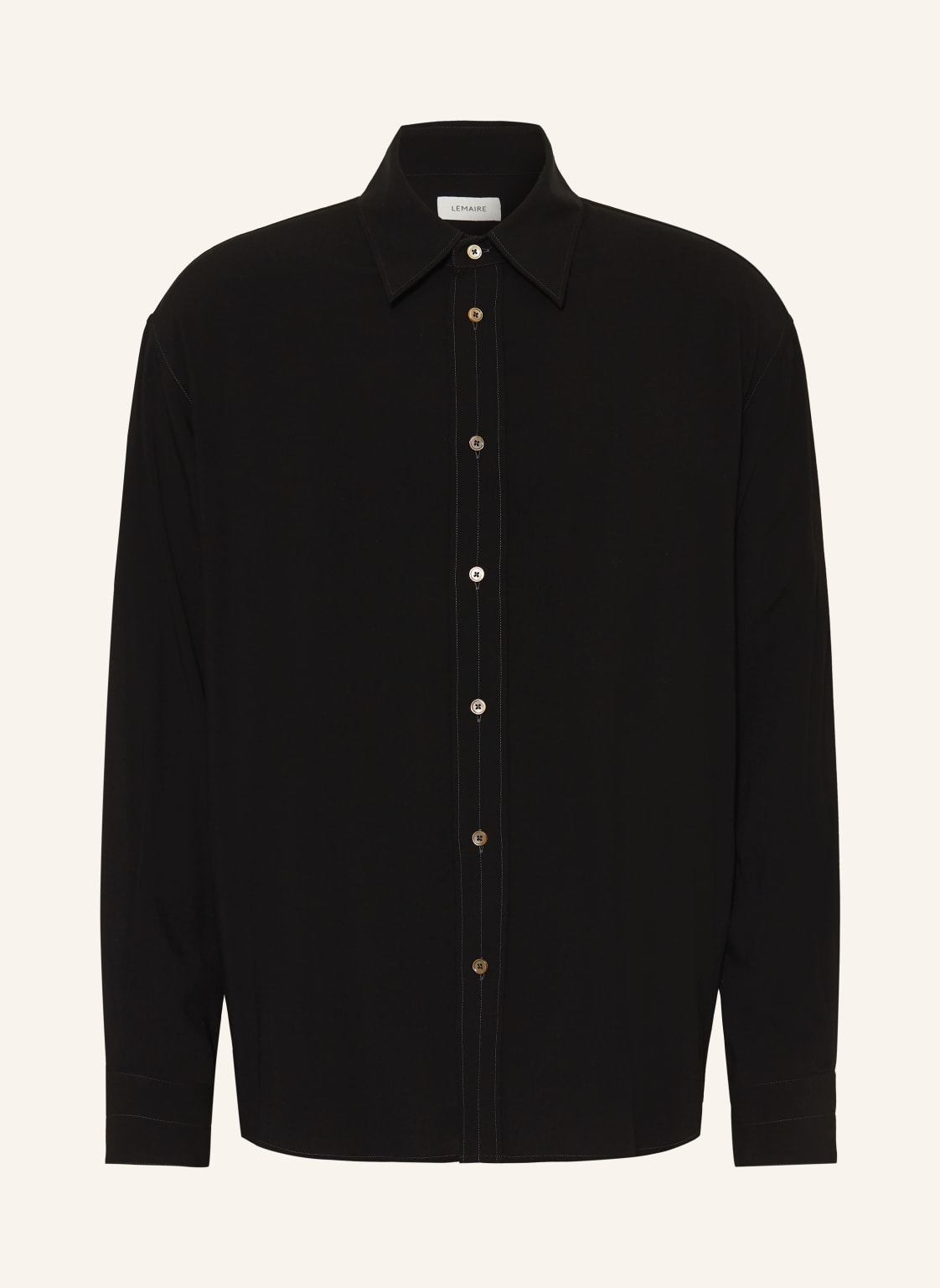 Lemaire Hemd schwarz von LEMAIRE