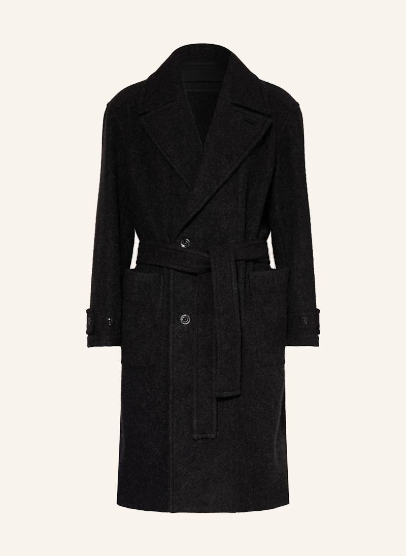 Lemaire Mantel Mit Alpaka schwarz von LEMAIRE