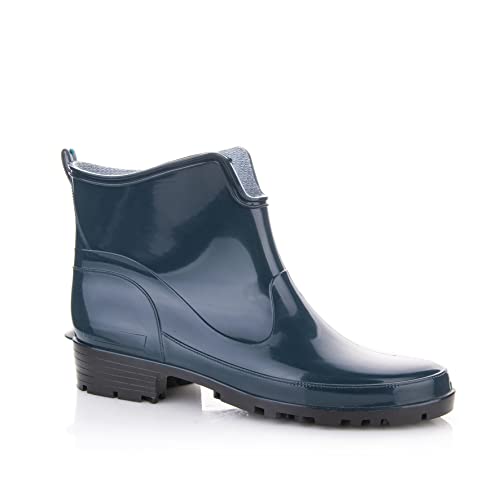 LEMIGO Gummistiefeletten kurze Gummistiefel Elke (36, Grün) von LEMIGO