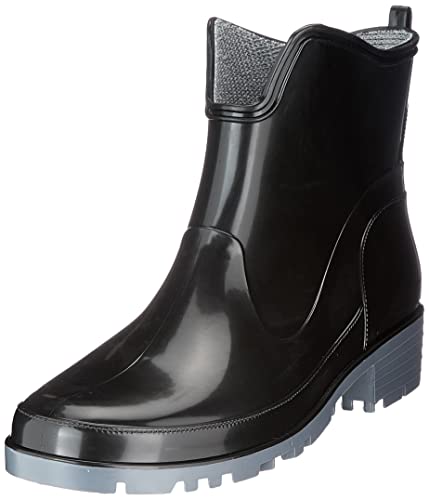 LEMIGO Gummistiefeletten kurze Gummistiefel Elke (42, Schwarz) von LEMIGO