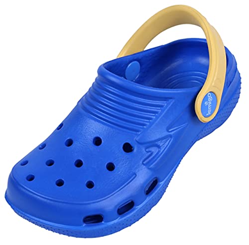 LEMIGO federleichte Kinder Eva Clogs LEMIGOOSE (24, blau) von LEMIGO