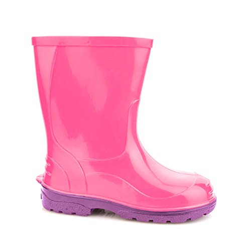 LEMIGO Kinder Gummistiefel Regenstiefel Oli (22, rosa) von LEMIGO