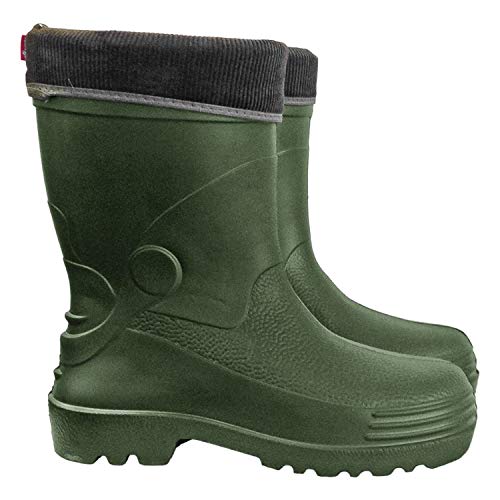 LEMIGO Sicherheitsschuh Gummistiefel Gefüttert Winterschuhe Stiefel (BLWADER) (44) von LEMIGO