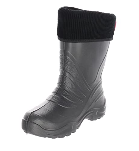 LEMIGO Termix federleichte EVA Gummistiefel gefüttert (Carbone/Grau, 30/31 EU) von LEMIGO