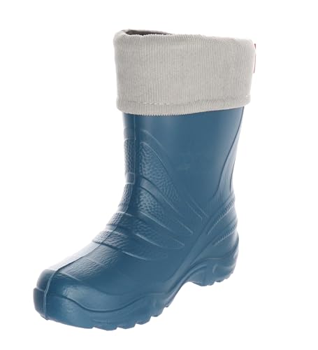 LEMIGO Termix federleichte EVA Gummistiefel gefüttert (Petrol, 24/25 EU) von LEMIGO