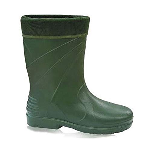 LEMIGO federleichte Eva Gummistiefel gefüttert Thermostiefel Alaska 869 (Grün, 41) von LEMIGO