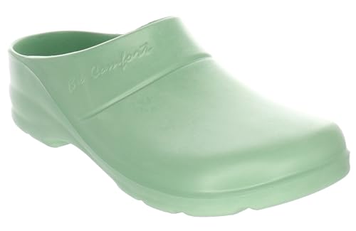 LEMIGO leichte Eva Clogs Gartenclogs Gartenschuhe Bio Comfort (Minze, 39) von LEMIGO