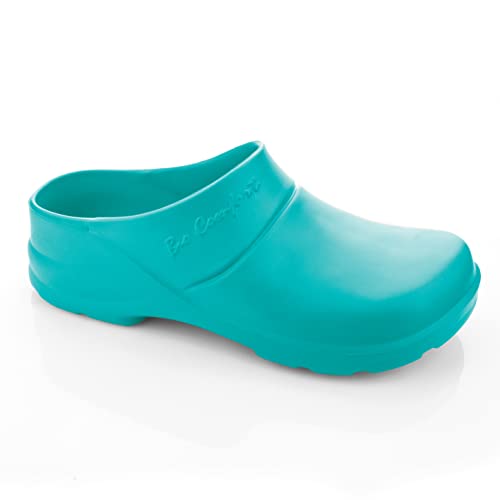 LEMIGO leichte Eva Clogs Gartenclogs Gartenschuhe Bio Comfort (Türkis, 38) von LEMIGO