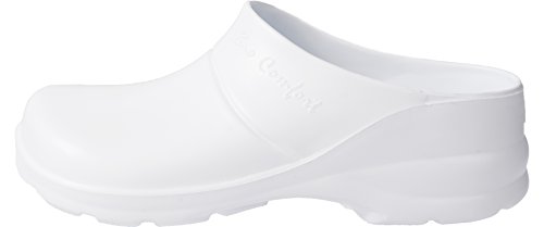 LEMIGO leichte Eva Clogs Gartenclogs Gartenschuhe Bio Comfort (47, weiß) von LEMIGO