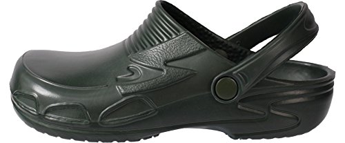 LEMIGO leichte Eva Clogs Gartenclogs Gartenschuhe Hero (38, Grün) von LEMIGO